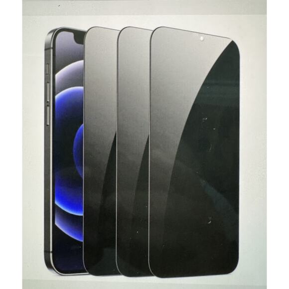 For iPhone 16 Plus 9h Tempered Glass Privacy Screen Protector - Picture 4 of 7